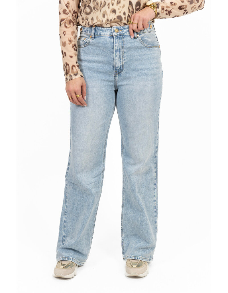 21Jewelz Jeans met gouden details - lichtblauw