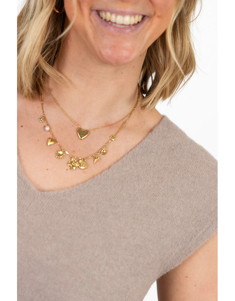 21Jewelz Gebreide spencer - taupe