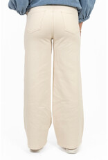21Jewelz Basic stretch wide leg jeans - ecru