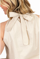 21Jewelz Balloon look haltertop - beige