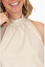 21Jewelz Balloon look haltertop - beige