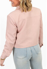 21Jewelz Kort effen jasje met zakken - roze