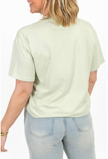 21Jewelz T-shirt met stud hartjes - lichtgroen