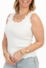 21Jewelz Basic zigzag top - wit
