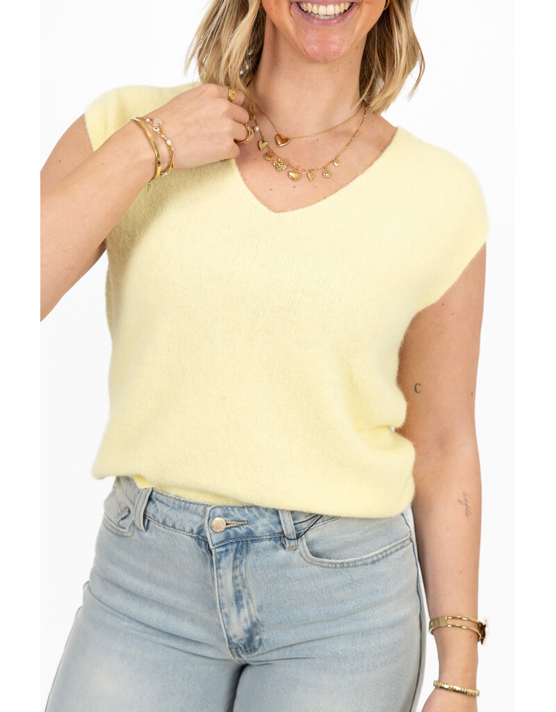 21Jewelz Gebreide spencer - geel