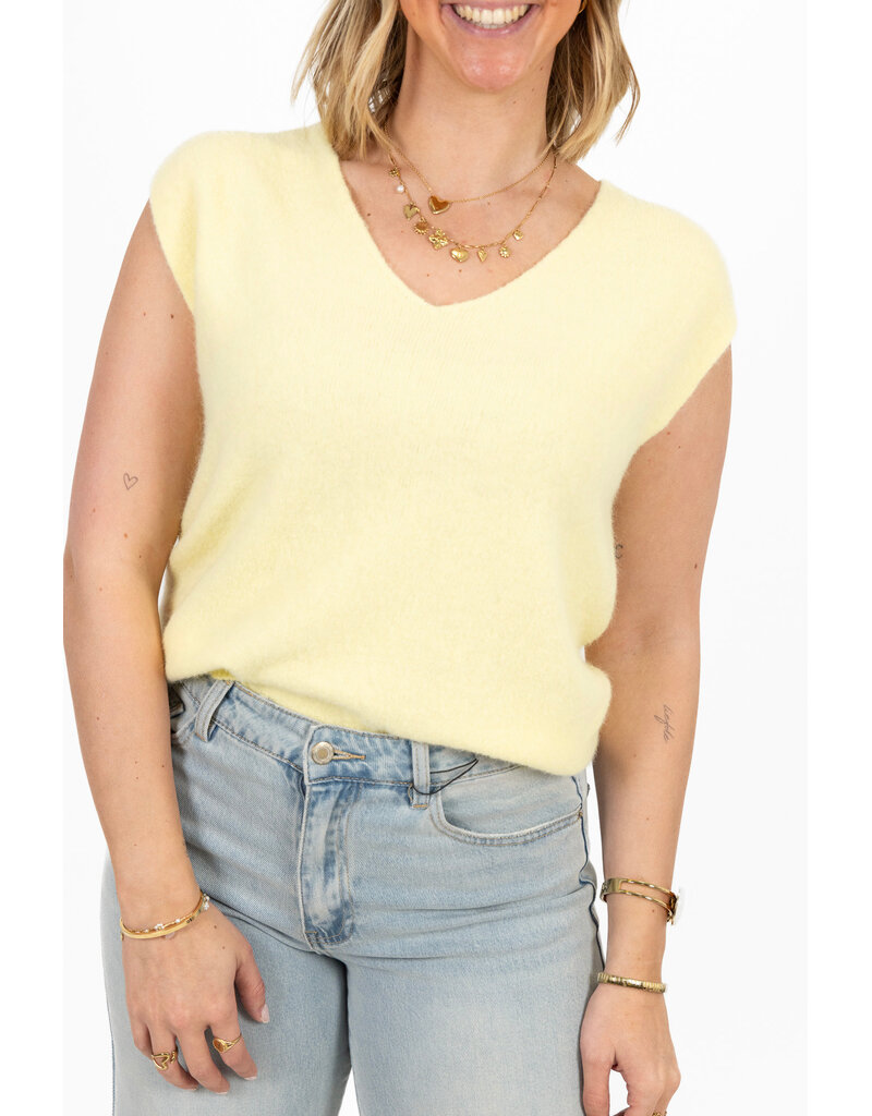 21Jewelz Gebreide spencer - geel