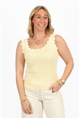 21Jewelz Basic zigzag top - geel