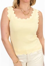 21Jewelz Basic zigzag top - geel