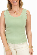 21Jewelz Basic zigzag top - groen