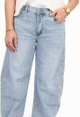 21Jewelz Balloon fit jeans met lichte wassing - blauw