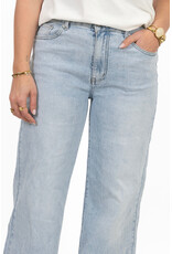 21Jewelz Wide leg jeans met lichte wassing - blauw