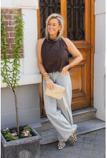 21Jewelz Balloon look haltertop - bruin