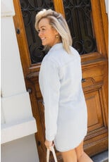 21Jewelz Denim jurkje met kraagje - lichtblauw