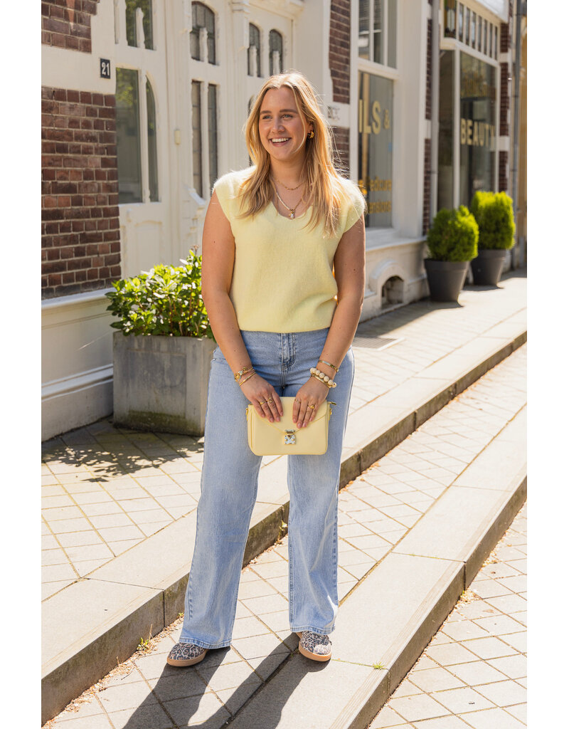 21Jewelz Gebreide spencer - geel