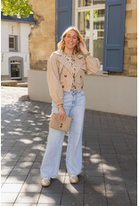 21Jewelz Cropped trenchcoat - donker beige