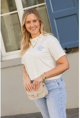 21Jewelz La dolce vita shirt - wit