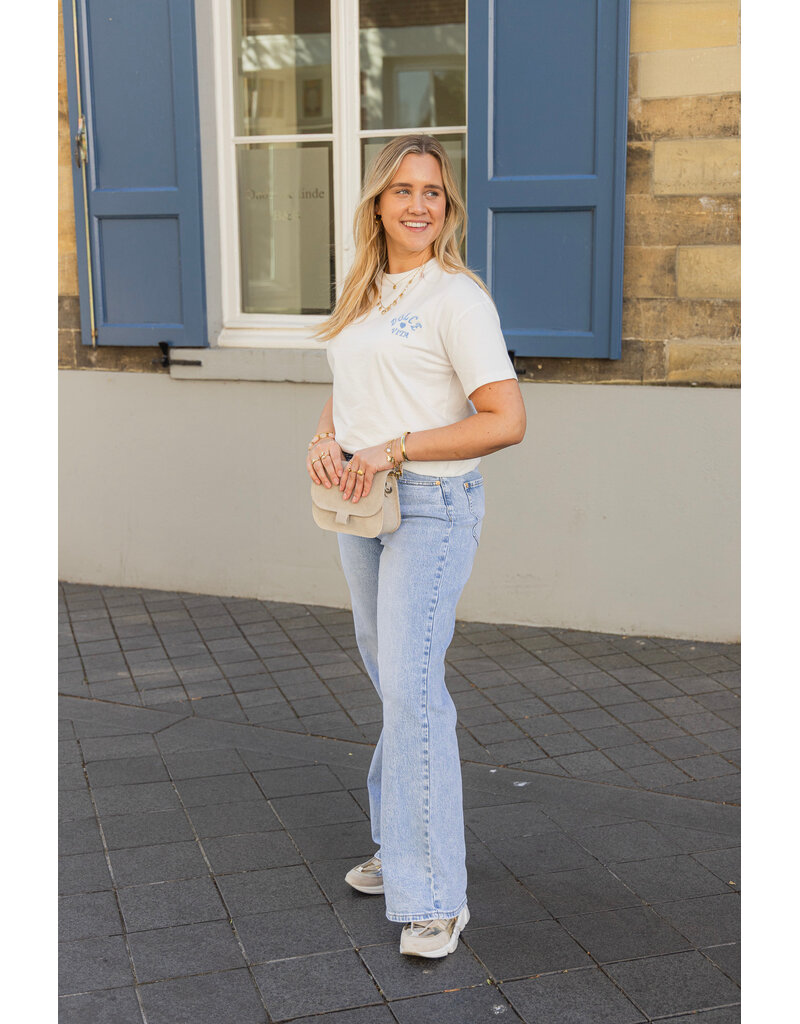 21Jewelz La dolce vita shirt - wit