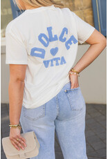 21Jewelz La dolce vita shirt - wit