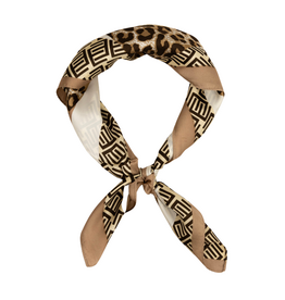21Jewelz Sjaaltje met panter print - beige