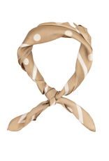 21Jewelz Sjaaltje met bolletjes print - beige