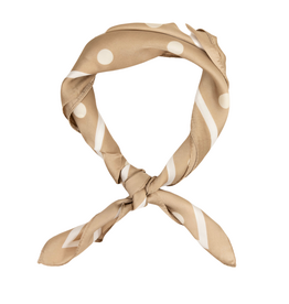 21Jewelz Sjaaltje met bolletjes print - beige