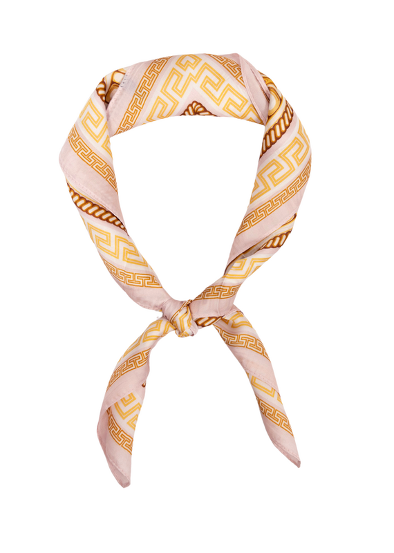 21Jewelz Sjaaltje met baroque print - roze