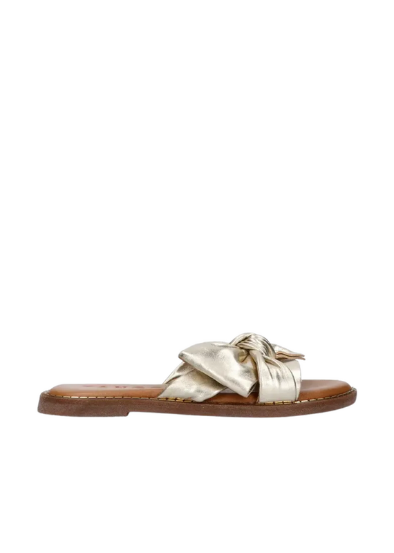 Tango Tango | Slipper Audrey met strik - goud