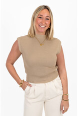 21Jewelz Basic zomer top - taupe
