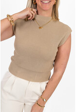 21Jewelz Basic zomer top - taupe