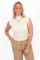 21Jewelz Basic zomer top - ecru