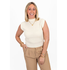 21Jewelz Basic zomer top - ecru