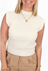 21Jewelz Basic zomer top - ecru
