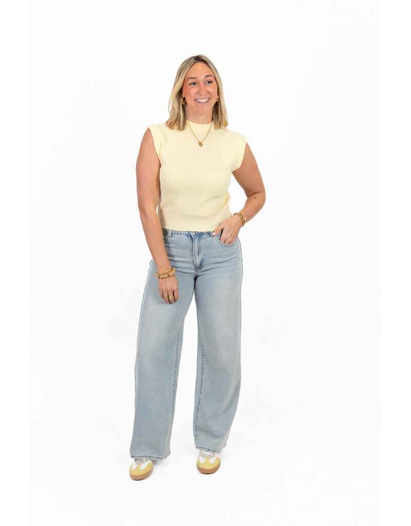 21Jewelz Basic zomer top - geel