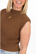 21Jewelz Basic zomer top - bruin