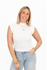 21Jewelz Basic zomer top - wit