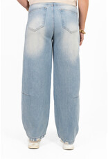 21Jewelz Destroyed balloon fit jeans
