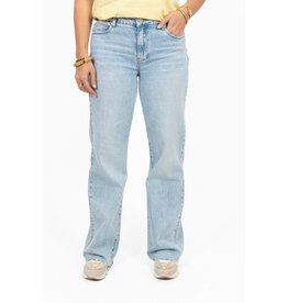 21Jewelz Gerafelde tall jeans - washed blauw