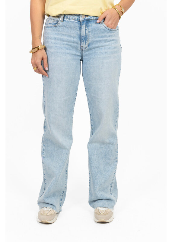 21Jewelz Gerafelde tall jeans - washed blauw