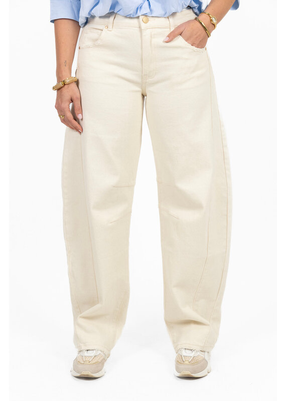 21Jewelz Barrel jeans - ecru