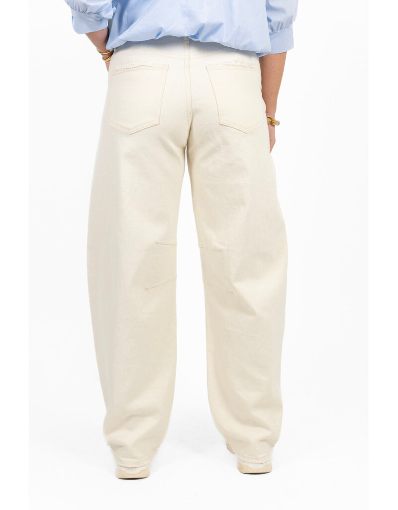 21Jewelz Barrel jeans - ecru