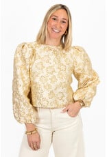 21Jewelz - The Label 21Jewelz | Blouse met gouden print