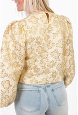 21Jewelz - The Label 21Jewelz | Blouse met gouden print