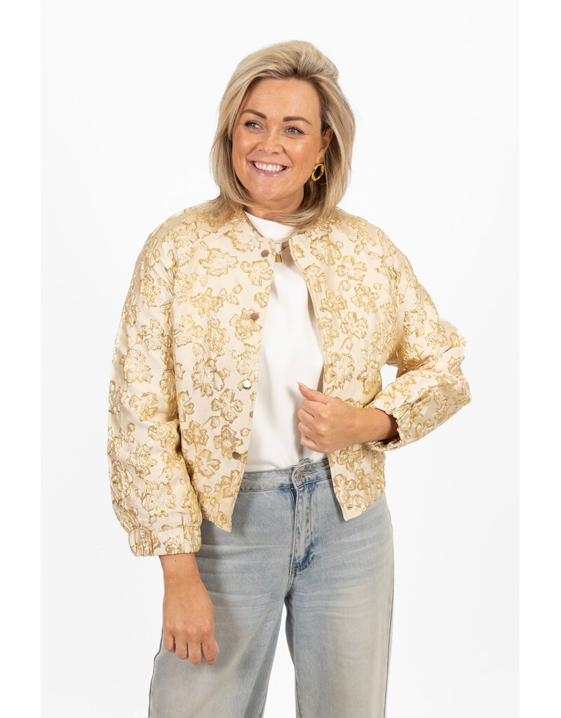 21Jewelz - The Label 21Jewelz the label | Bomber met gouden print
