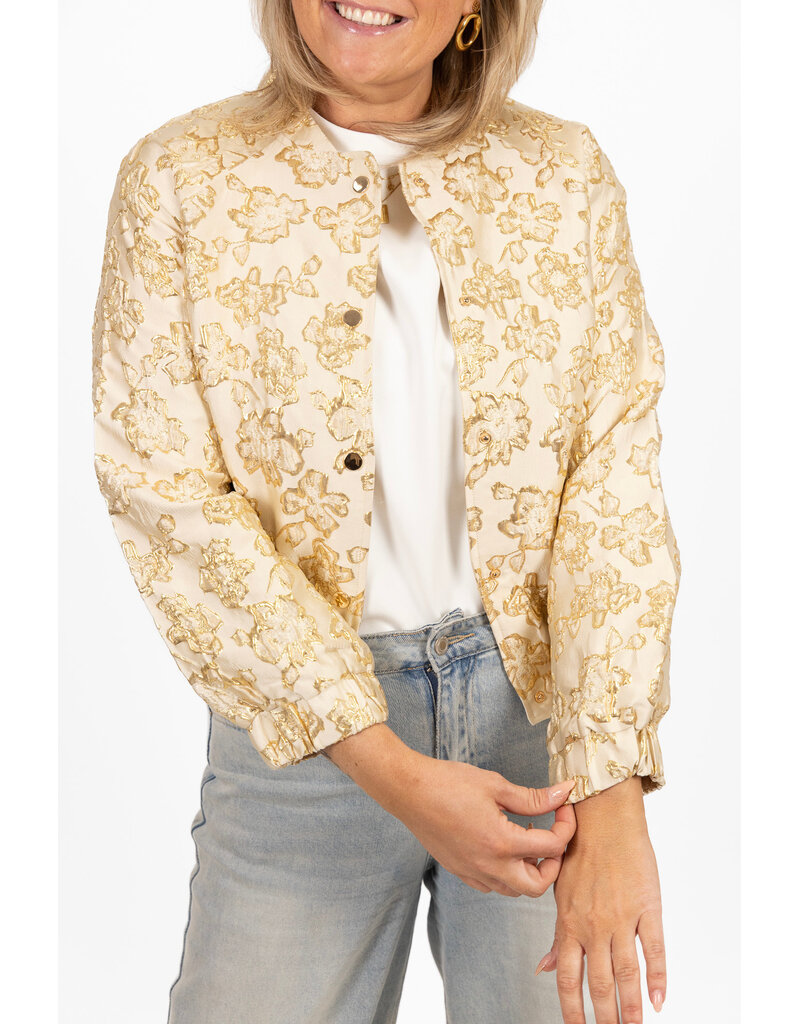 21Jewelz - The Label 21Jewelz the label | Bomber met gouden print