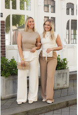 21Jewelz Basic zomer top - taupe