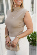 21Jewelz Basic zomer top - taupe