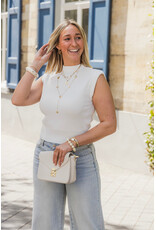 21Jewelz Basic zomer top - wit