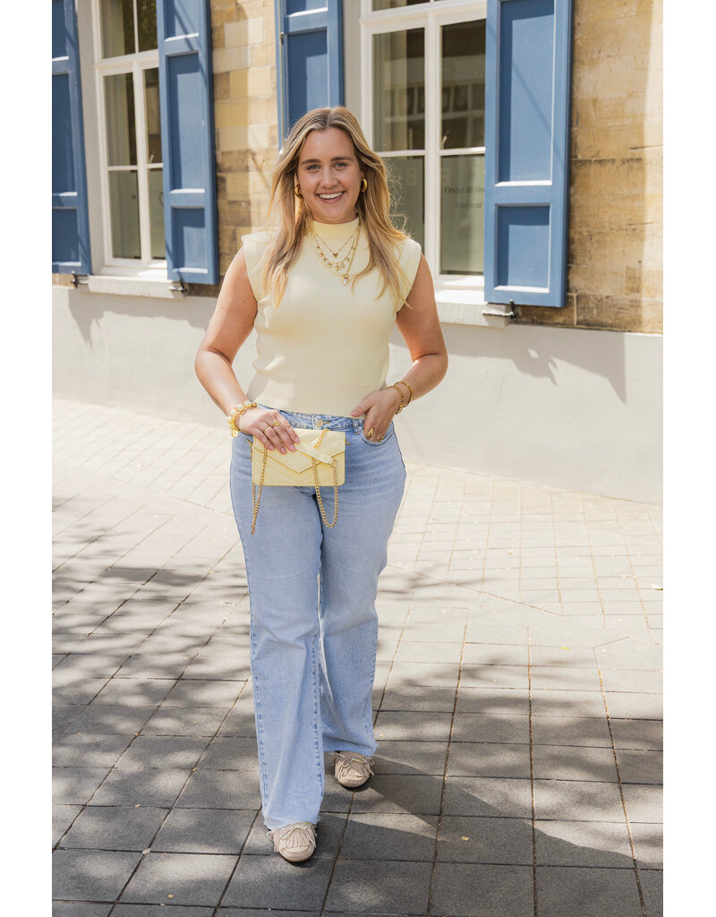 21Jewelz Basic zomer top - geel