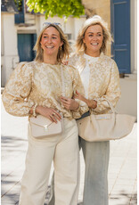 21Jewelz - The Label 21Jewelz | Blouse met gouden print