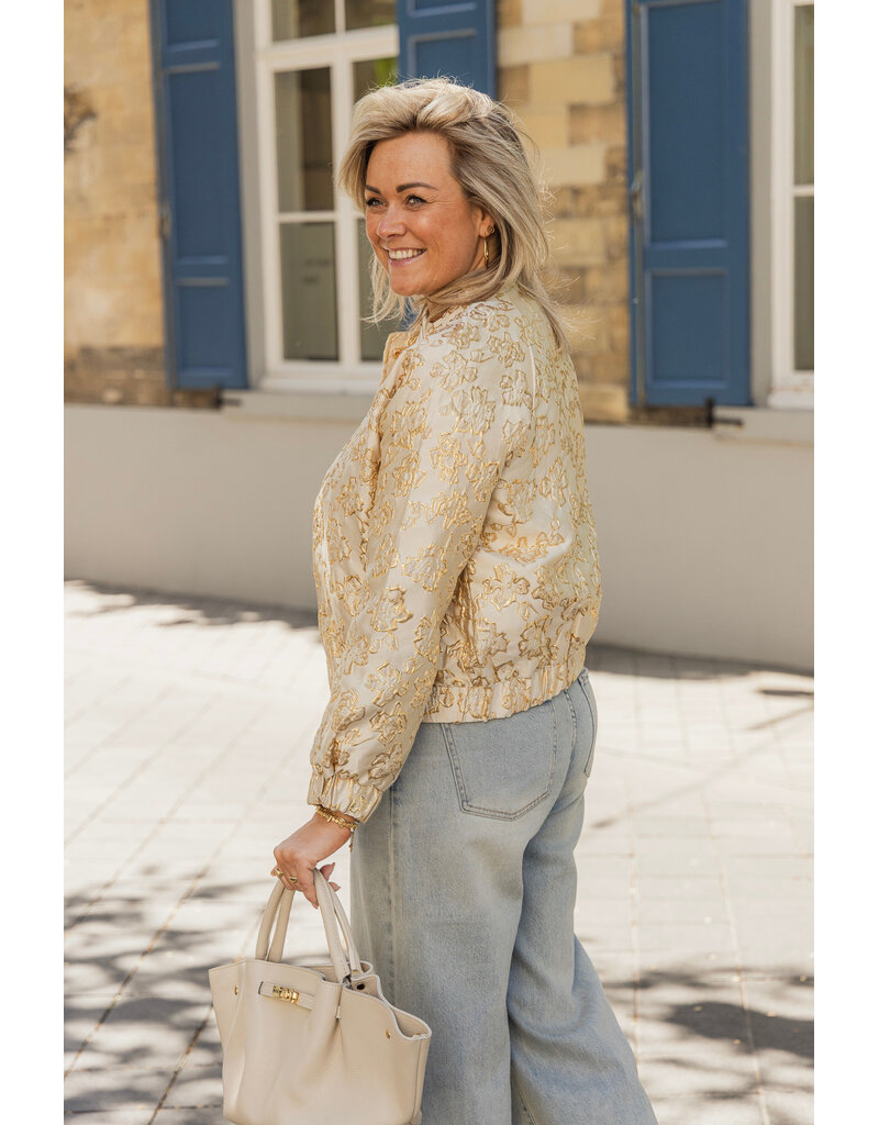 21Jewelz - The Label 21Jewelz the label | Bomber met gouden print